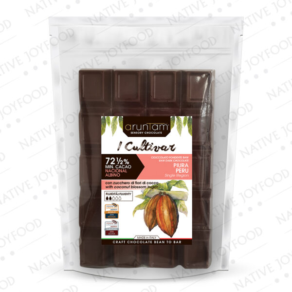 Aruntam Tavolotta Raw Piura Perù 72,5% (Zuc. Fiori di Cocco) 1 Kg