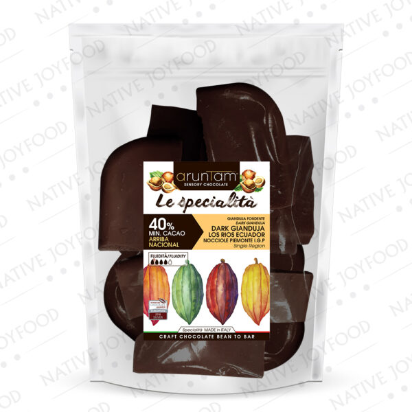 Aruntam Pezzi Dark Gianduja 40% 1 Kg