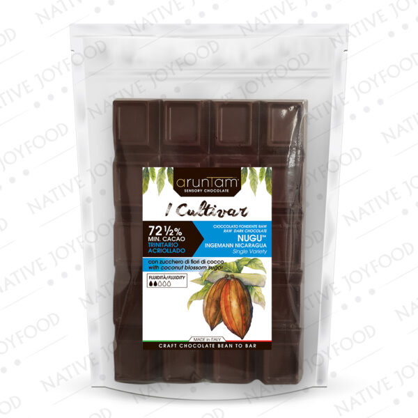Aruntam Tavolotta Raw Nicaragua Nugu 72,5% (Zuc. Fiori di Cocco) 1 Kg