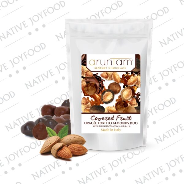 Aruntam Dragée Mandorle Ricoperte Duo Cioccolato 90 g