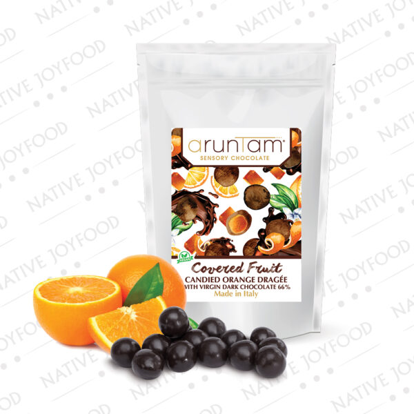 Aruntam Dragée Arancia Cioccolato 66% 125 g
