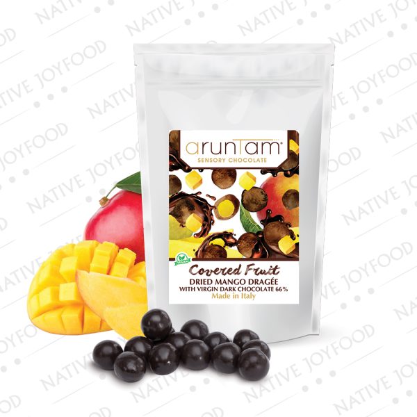 Aruntam Dragée Mango Virgin Fondente 66% 125 g