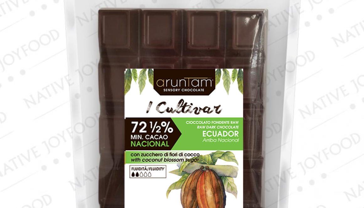 Aruntam Tavolotta Raw Ecuador 72,5% (Zucch. Cocco) 1 Kg