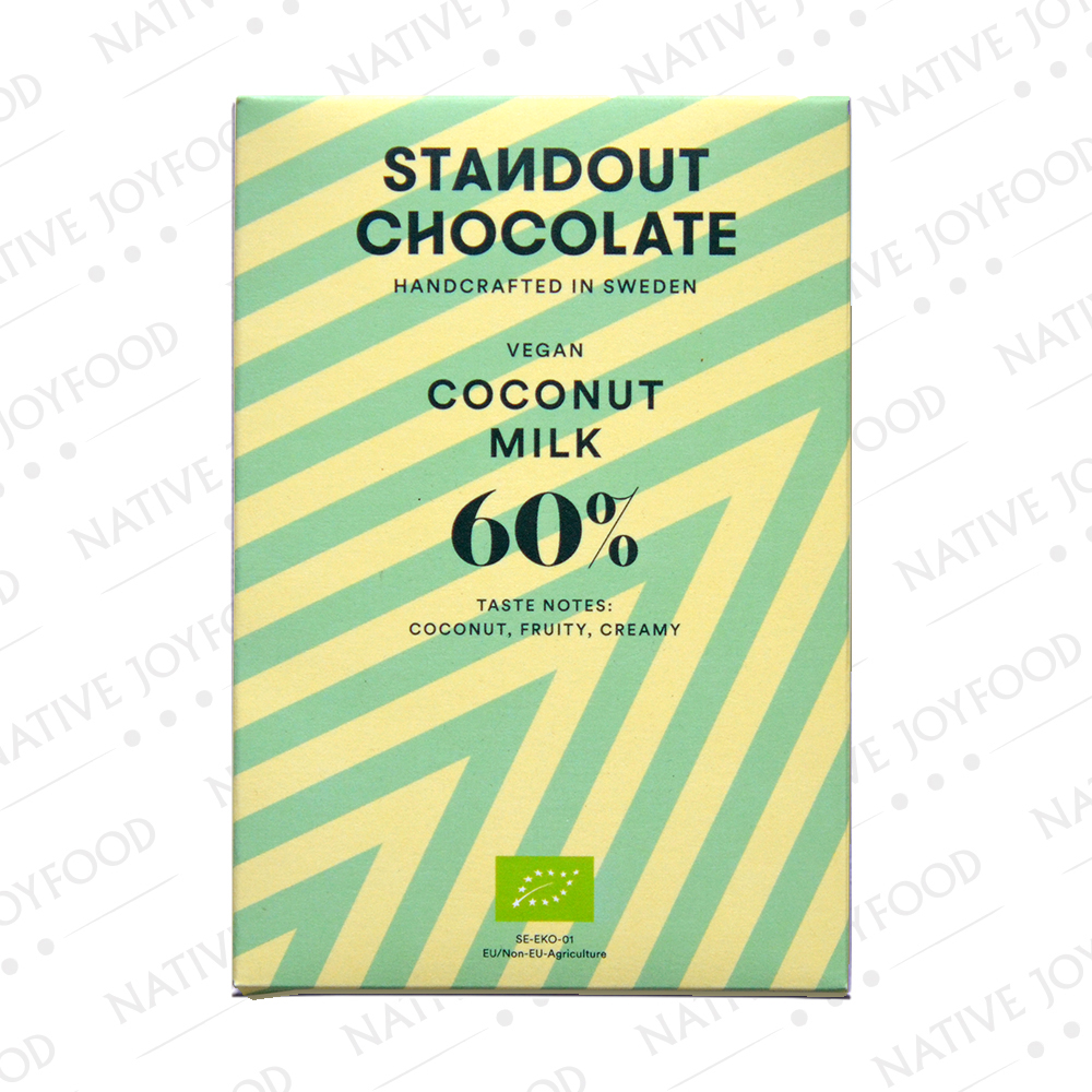 Confezione tavoletta di cioccolato Standout Chocolate Coconut Milk 60%
