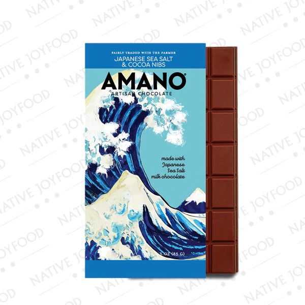 Amano Japanese Sea Salt & Cocoa Nibs